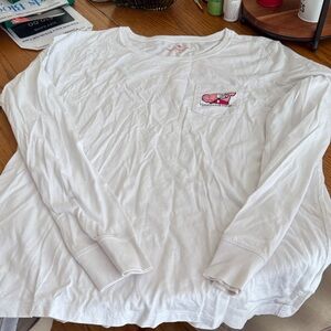 Vineyard Vines Pink Whale Valentine's Day Shirt